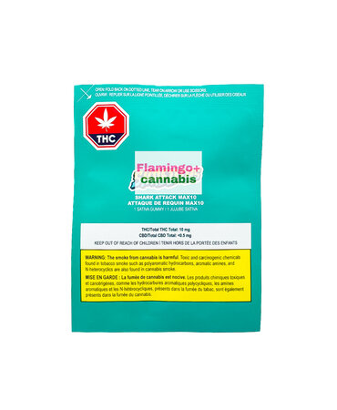 SHRED-EMS SHRED'EMS Shark Attack MAX10 Sativa 1X10MG THC Gummy