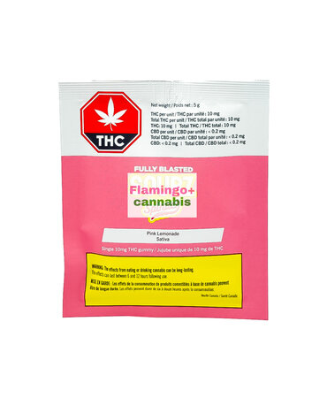 Spinach Sourz Fully Blasted Pink Lemonade Sativa Gummy 1X10MG