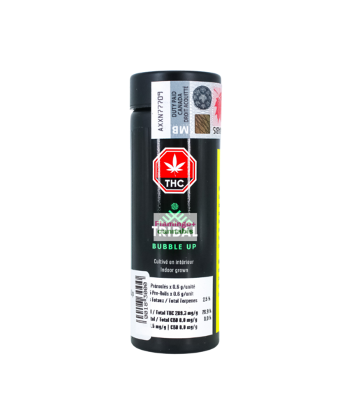Tribal Bubble Up Indica Pre-Rolls 5X0.6G