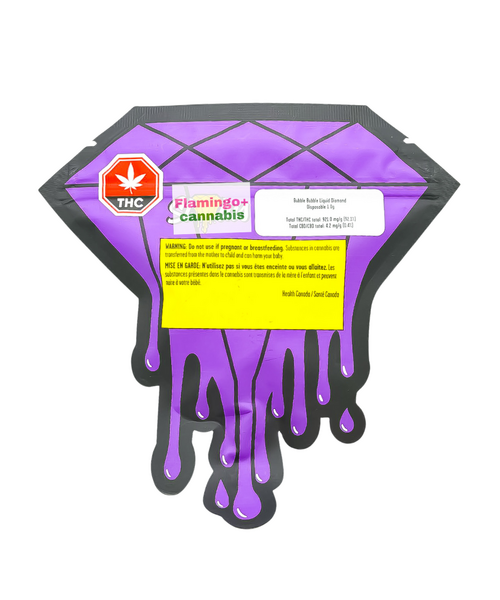 Status Bubble Bubble Liquid Diamond Sativa Disposable 1G