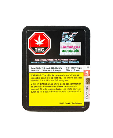 Kazoo Kazoo Blue Tongue Bubble Gum Sativa Disposable 1G