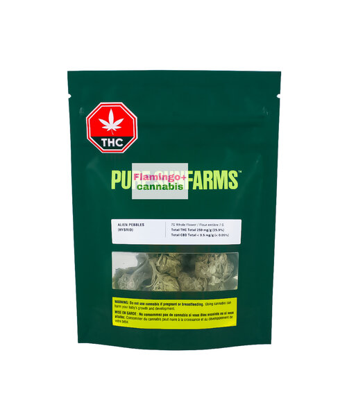 Pure Sunfarms Alien Pebbles Hybrid Flower 7G