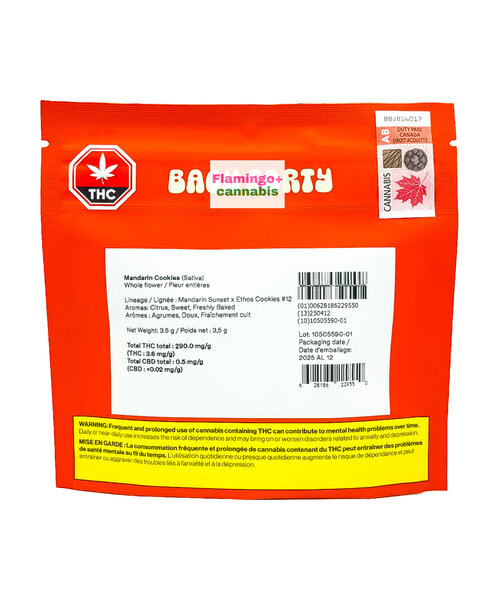 Back Forty Mandarin Cookies Sativa Flower 3.5G