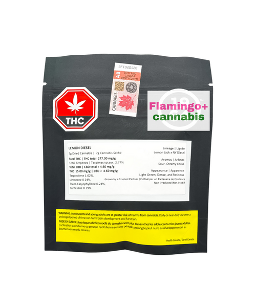 1964 Lemon Diesel Sativa Flower 7G