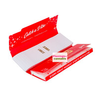 VIBES Hemp 1 1/4" Papers w/Tips (Red)