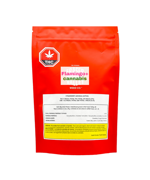 Fraser Valley Strawberry Amnesia Sativa Flower 28G