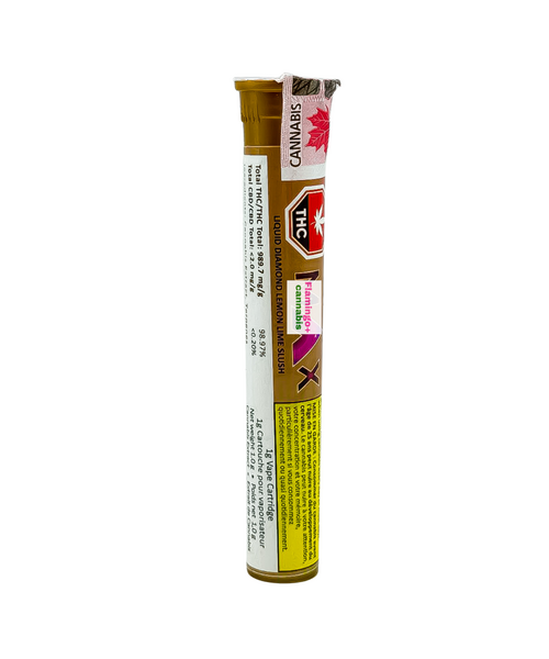 Weed Me Max Lemon Lime Slush Liquid Diamond Sativa Cartridge 1G