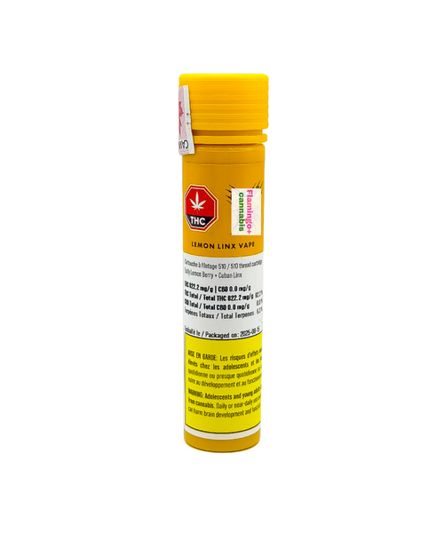 Nugz Lemon Linx Full Spectrum Sativa Cartridge 1G