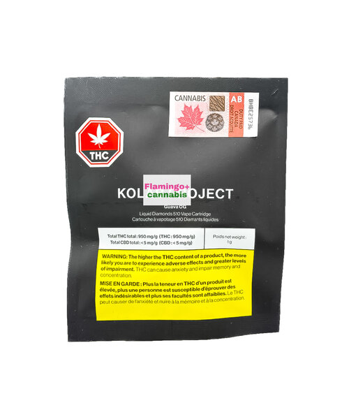 Kolab Project Guava OG Liquid Diamonds Sativa Cartridge 1G