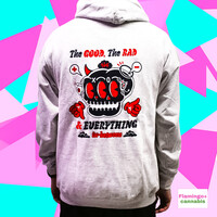 Flamingo+ Ash Hoodie "GOOD BAD"