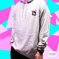 Flamingo+ Ash Hoodie "GOOD BAD"