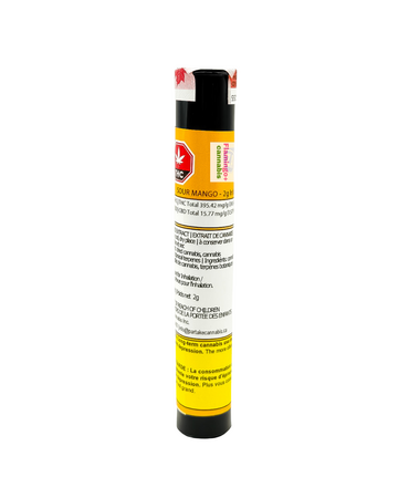 Za Za Za Za Sour Mango Distillate + Kief Infused XL Indica Pre-Roll 1X2G