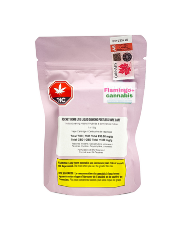 VERO Vero Rocket Bomb Liquid Diamond Postless Indica Cartridge 1G