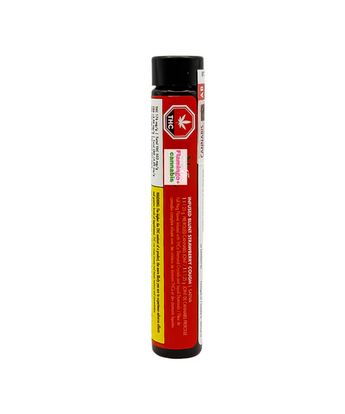 Claybourne Flyers Strawberry Cough Liquid Diamond Infused Sativa Blunt 1X1.25G