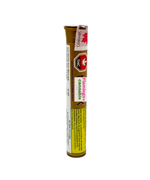 Weed Me Max California Peach Liquid Diamond Hybrid Cartridge 1G