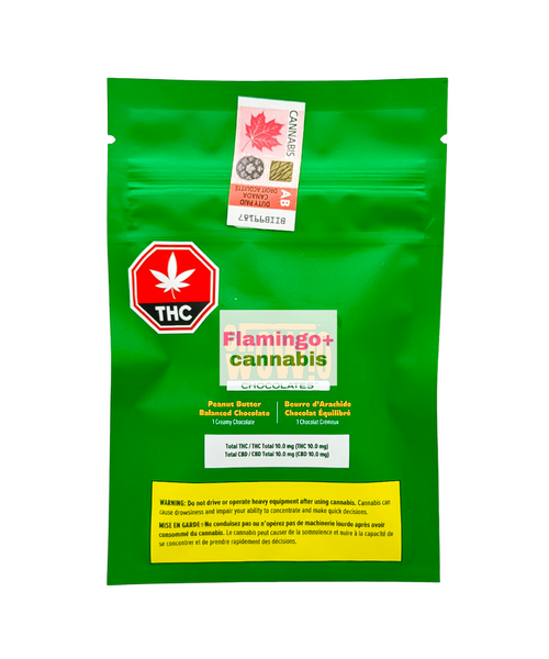 Chowie Wowie Peanut Butter Balanced Chocolate 1X10MG Hybrid Edible