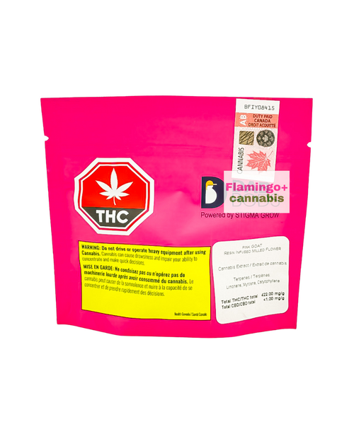 Dab Bods Pink Goat Infused Milled Indica Flower 2G
