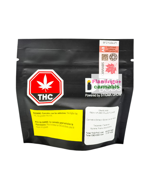 Dab Bods Grape Ape Infused Milled Hybrid Flower 2G