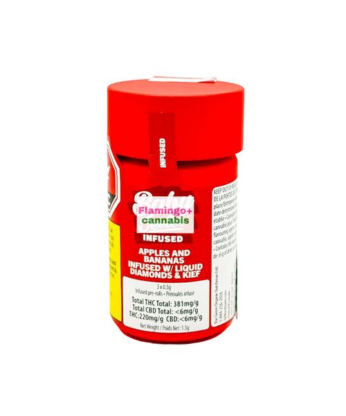 Baby Jeeter Apples & Bananas Infused Hybrid Pre-Roll 3X0.5G