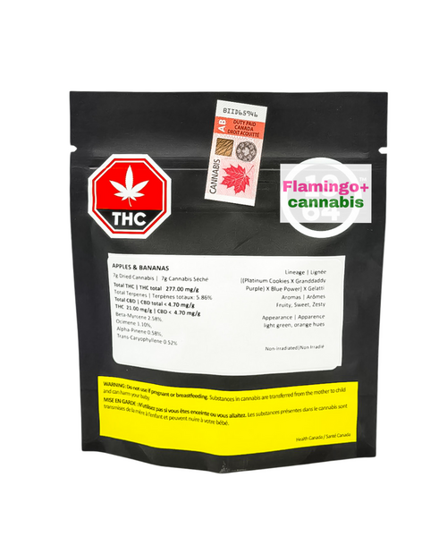 1964 Apples & Bananas Indica Flower 7G