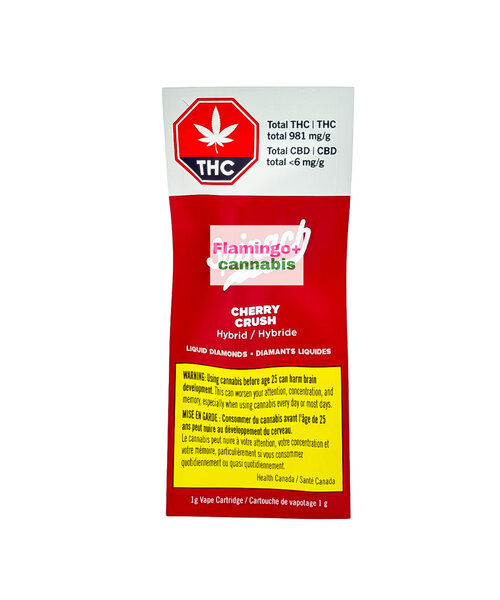 Spinach Cherry Crush Liquid Diamonds Hybrid Cartridge 1G