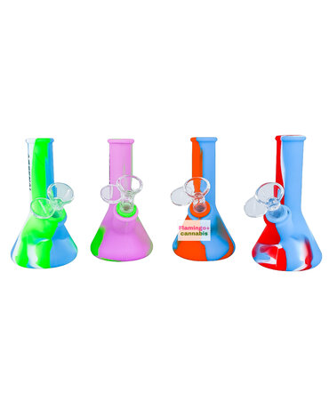 smoke arsenal Arsenal 5" Silicone Colour Burst Beaker Bong