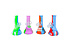 smoke arsenal Arsenal 5" Silicone Colour Burst Beaker Bong