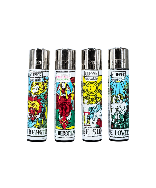 Clipper Refillable Lighter Tarot Cards Design