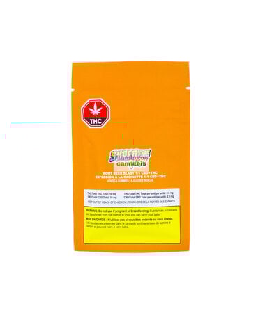 SHRED-EMS Shred'ems Root Beer Blast Indica Gummies 4X2.5MG