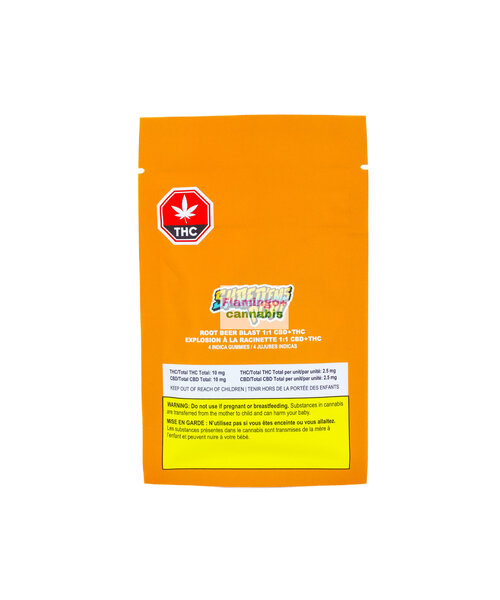 Shred'ems Root Beer Blast Indica Gummies 4X2.5MG