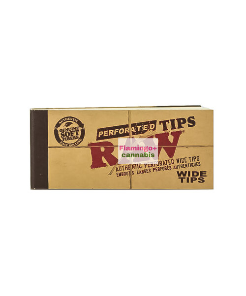 RAW Classic Perforated Wide Tips (50pk)