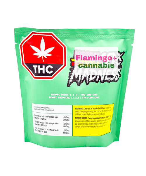 No Future Ratio'd Tropic Boost 1:1:2 THC:CBD:CBG Sativa Multipack Gummies 10X10MG