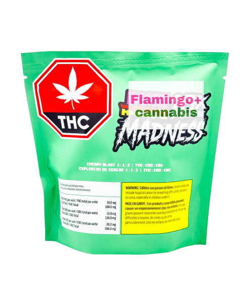 No Future Ratio'd Cherry Blast 1:1:2 THC:CBD:CBC Sativa Multipack Gummies 10X10MG