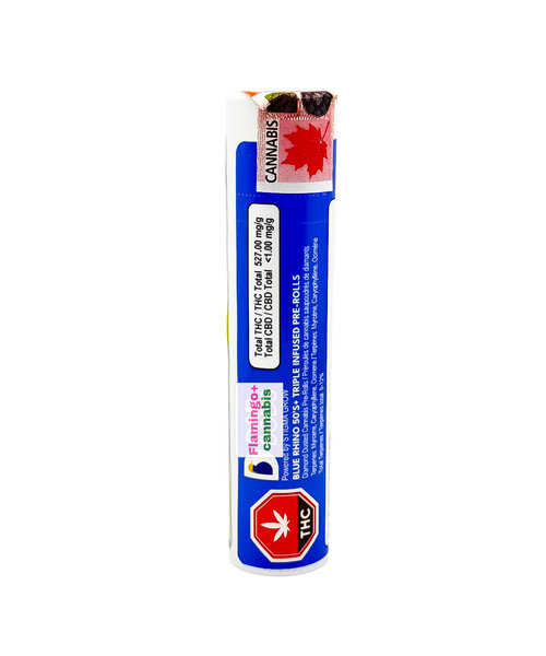 Dab Bods Blue Rhino 50's+ Triple Infused Hybrid Pre-Rolls 3X0.5G