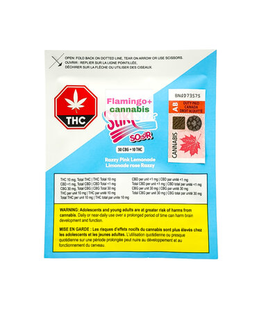 OLLI Olli Stikitix Razzy Pink Lemonade 3:1 CBG:THC Hybrid Gummies 1X10MG