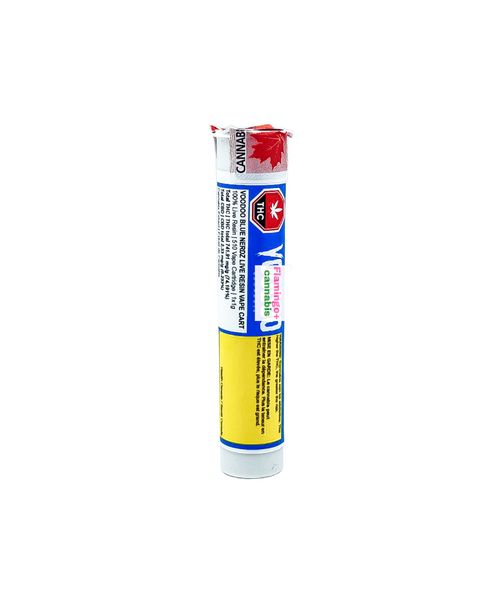 Voodoo Cannabis Blue Nerdz Hybrid Live Resin Cartridge 1G