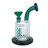smoke arsenal Arsenal 7.5" Crystal Cut Barrel Water Pipe Teal