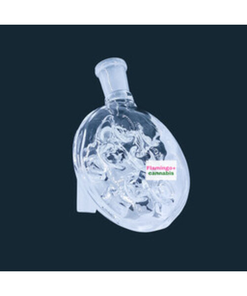 Tau Glass Swiss Swirl Ash Catcher 14mm 45 Degree