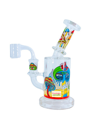 BOB HQ Fung-EYES 6" Glow in the Dark Dab Rig