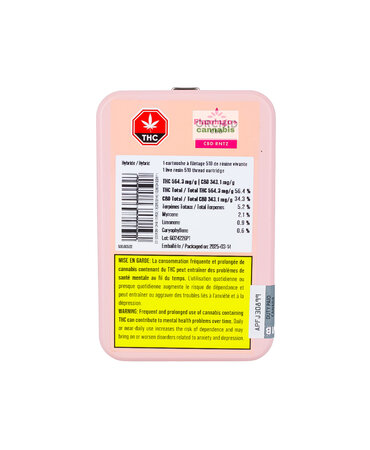 Orchid Orchid CBD CBD RNTZ 2:1 Live Resin Hybrid Cartridge 1G