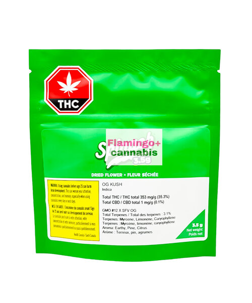 Spinach OG Kush Indica Flower 3.5G
