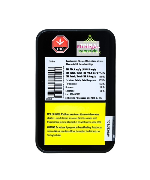 Tribal Cuban Linx Live Resin Sativa Cartridge 1G