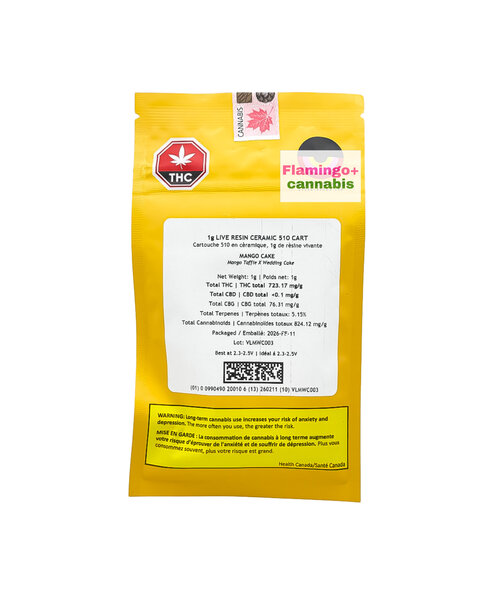 Good Buds Mango Cake Sativa Live Resin Cartridge 1G