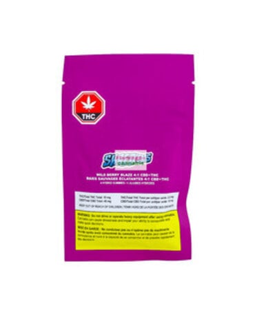 SHRED-EMS SHRED'EMS Wild berry Blaze 1:4 Gummies 4X2.5MG