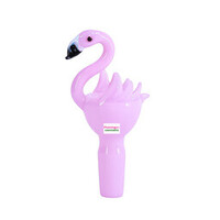 Tau Glass Flockin Flamingo Bowl