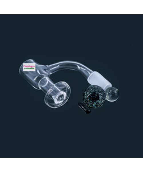 Dabski Boosted Airflow Banger Spinner Set W/ Marbles 14mm 90 Degree