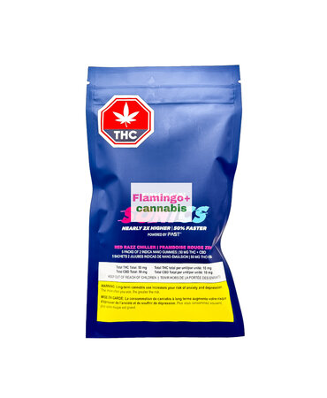 Edison Edison Sonics Red Razz Chiller Indica Gummies Multipack 5X2X5MG