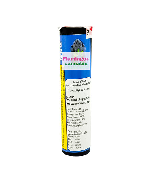 Headstone Cannabis Lamb Of God Sativa Pre-Rolls 5X0.5G