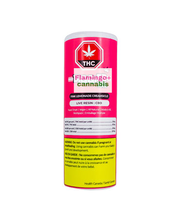 Biggies Biggies Pink Lemonade Creamsicle 1:2 THC:CBD Hybrid Gummies Multipack 6X10MG
