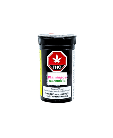 High Stick High Stick Short Shifts Gloves Off Grape Liquid Diamond Infused Sativa Pre-Rolls 8X0.3G